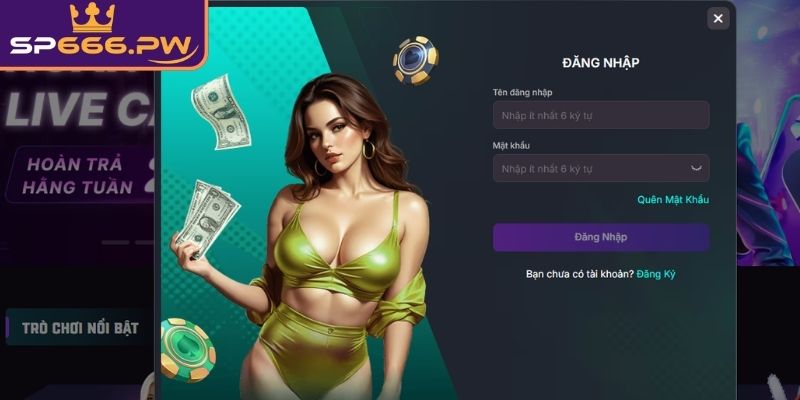 Đăng Nhập SP666 – Truy Cập Dễ Dàng Tận Hưởng Không Giới Hạn 2 Xác nhận dữ liệu điền